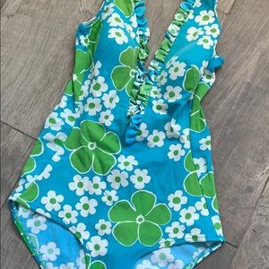 Vintage 1960’s Swimsuit Bathings suit Floral
